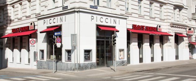 Block House Restaurant am Wiener Naschmarkt, Außenansicht