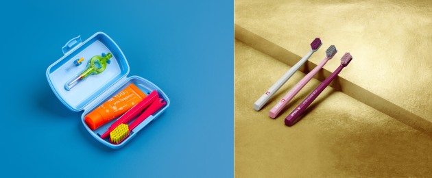 Curaprox · Schweizer Premium-Produkte zur Mundgesundheit · travel Set & Velvet