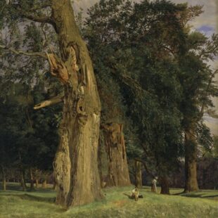 Ferdinand Georg Waldmüller, Alte Ulmen im Prater, 1831