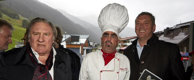Kulinarik und Kunst Festival 2018 · Gérard Depardieu und Axel Bach