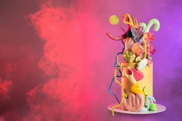 Sophia Stolz, Cake Art Installation „Life is a piece of cake“ MQ (MuseumsQuartier) Wien 20 Jahre | Cake Art Installation „Life is a piece of cake“