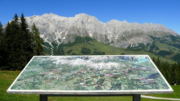 Mühlbach am Hochkönig · Blick von der Karbachalm auf den Hochkönig