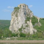 Felsen / Burg von Devin (dt. Theben) an der March-Mündung