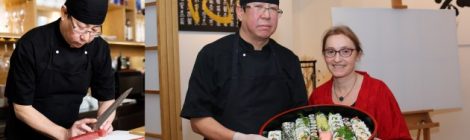 Restaurant Sakai - Hiroshi Sakai mit Ehefrau Angela Kramer
