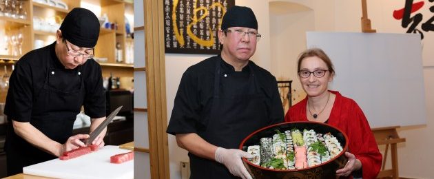 Restaurant Sakai - Hiroshi Sakai mit Ehefrau Angela Kramer