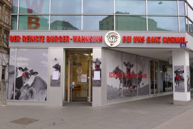Restaurant Rinderwahn · Eingang Praterstraße 31