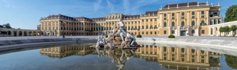 Schloss Schönbrunn Ehrenhof Brunnen