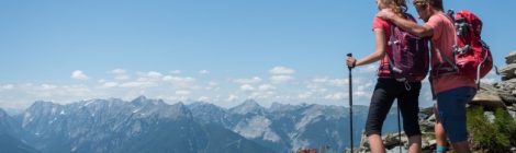 Silberregion Karwendel Aussicht auf die Berge