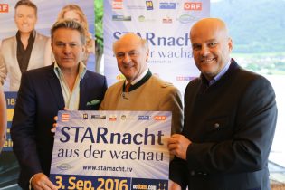 Alfons Haider, LH Erwin Pröll und Martin Ramusch