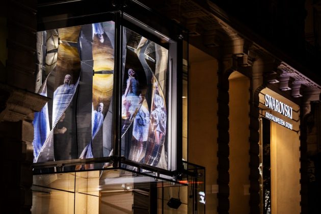 Biomorphism von Iris van Herpen im Swarovski Kristallwelten Store Wien · Cymatic