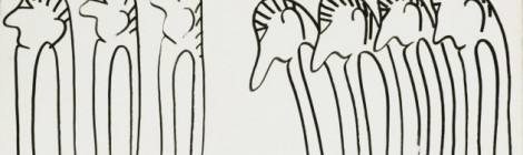 Museum Gugging | Oswald Tschirtner, Menschen, 1980