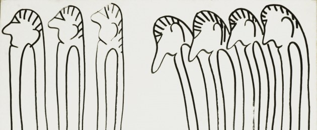 Museum Gugging | Oswald Tschirtner, Menschen, 1980