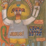 August Walla, Jesus.!, undatiert , Courtesy Sammlung Rolf Röthlisberger
