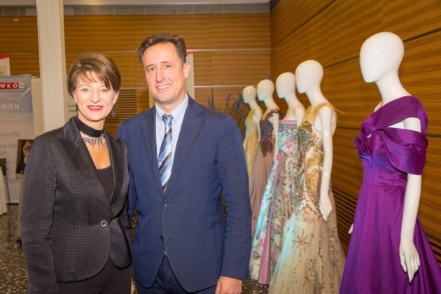 Markus Grießler, Spartenobmann der Tourismus- und Freizeitwirtschaft und Maria Smodics-Neumann, Spartenobfrau Gewerbe und Handwerk