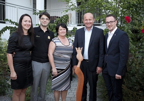 Familie Tschida Daniela Tschida, Thomas Salzl, Lisa, Hans und Andreas Tschida