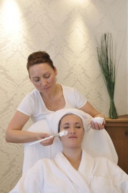 Gesichtsmaske im WohlfühlArt-Areal